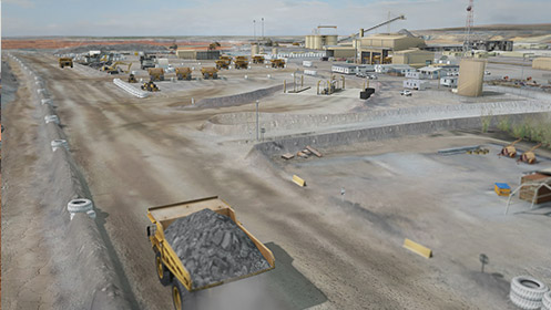 Service road on CMS