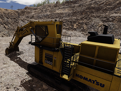 Immersive Technologies Komatsu Pc00 8 Hydraulic Excavator Training Simulators