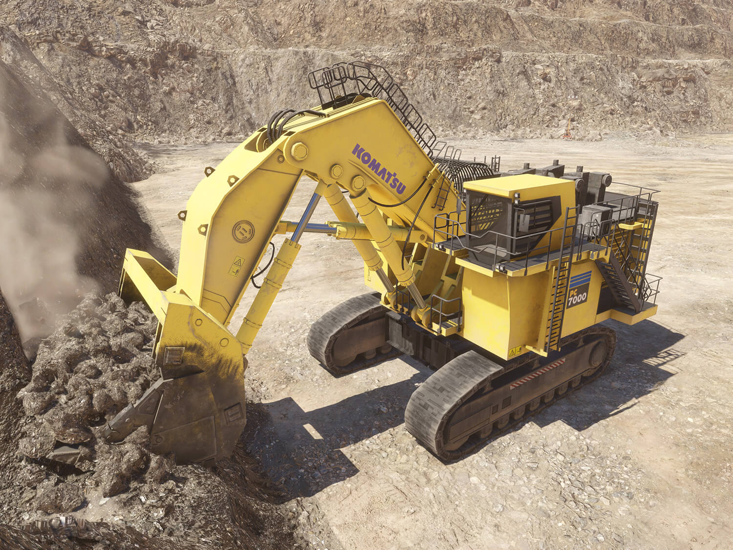 Komatsu PC7000-11, PC8000E-6, PC7000E-11 - Digging Training