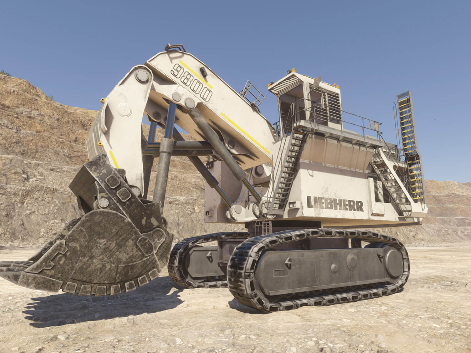 Immersive Technologies Liebherr R9800 Hydraulic Shovel Excavator Training Simulators