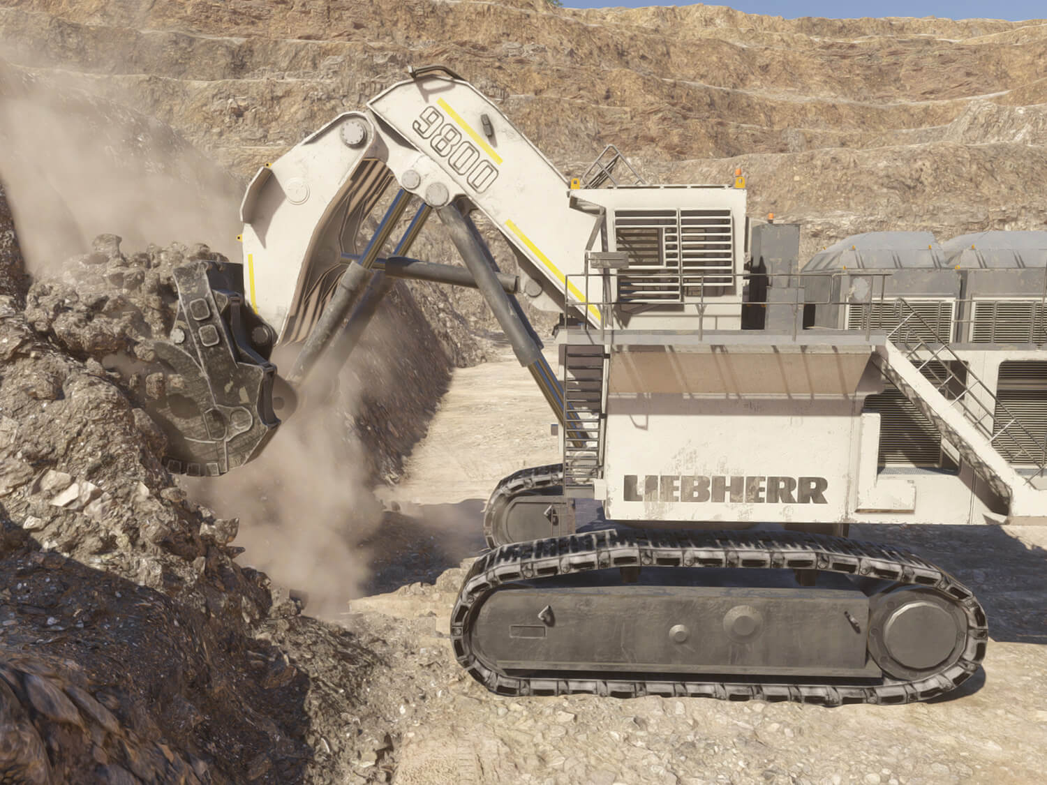 Immersive Technologies Liebherr R9800 Hydraulic Shovel Excavator Training Simulators