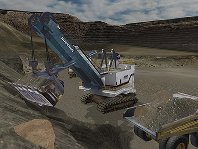 Immersive Technologies - Bucyrus 495BII Rope Shovel Training Simulator