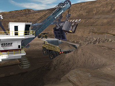 Immersive Technologies - Bucyrus 495BII Rope Shovel Training Simulator