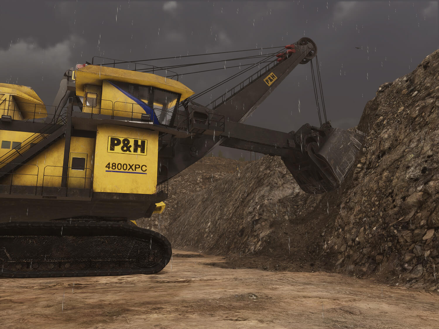 Komatsu (P&H) 2800XPC, 4100XPC & 4800XPC Electric Rope Shovels (Next Gen Controls, Centurion 6) Training for adverse weather