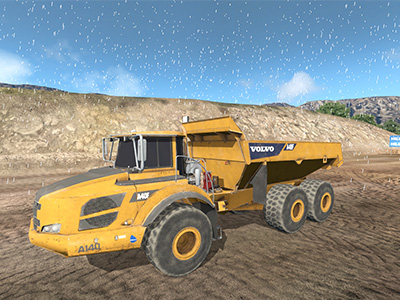 Volvo A40F Adverse Weather Training