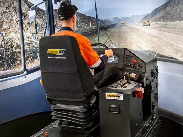 Training Simulator Module for Volvo A40F Articulated Dump Truck
