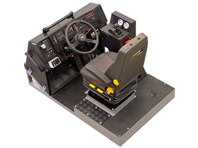 Training Simulator Module for Cat AD45B, AD55B, AD60 Underground Trucks (Overhead view)