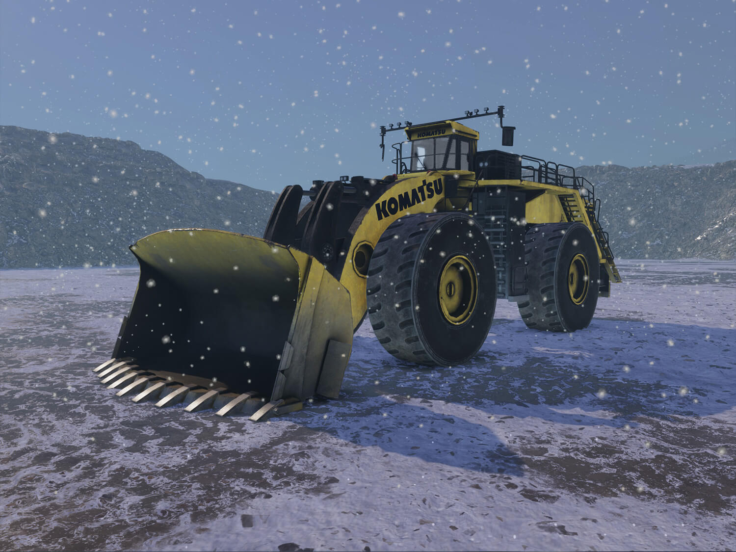 Komatsu WE1850-3 Adverse Weather Training