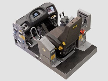 Komatsu WA1200-3 Wheel Loader Training Simulator Module (Overhead view)