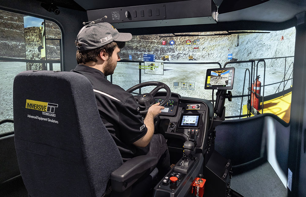 Simulator for Cat 798 AC Truck (Next Generation Cabin)