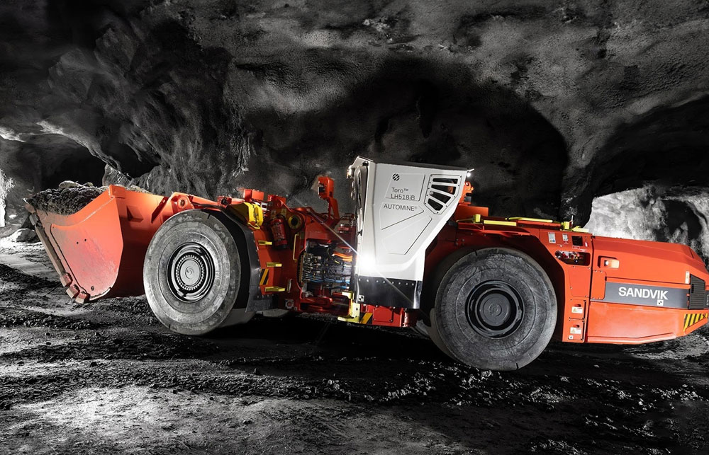 Simulator for Sandvik Toro LH518iB Underground Loader